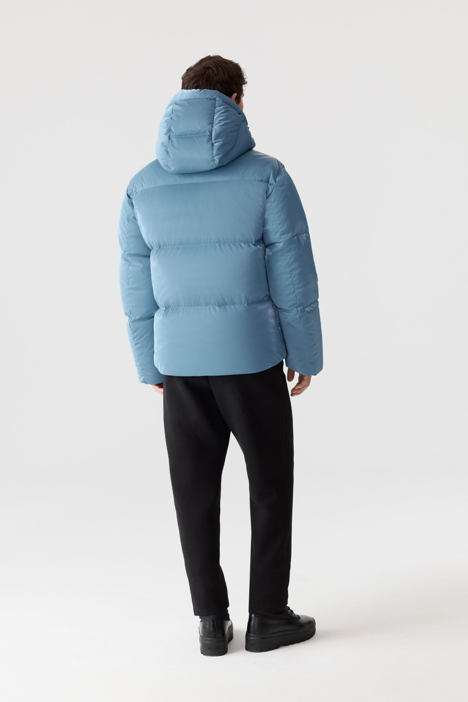 KENT-GLO High-Gloss Hooded Down Jacket - 4