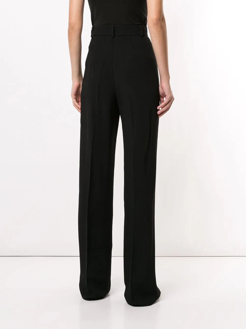 high-rise wide-leg trousers - 4