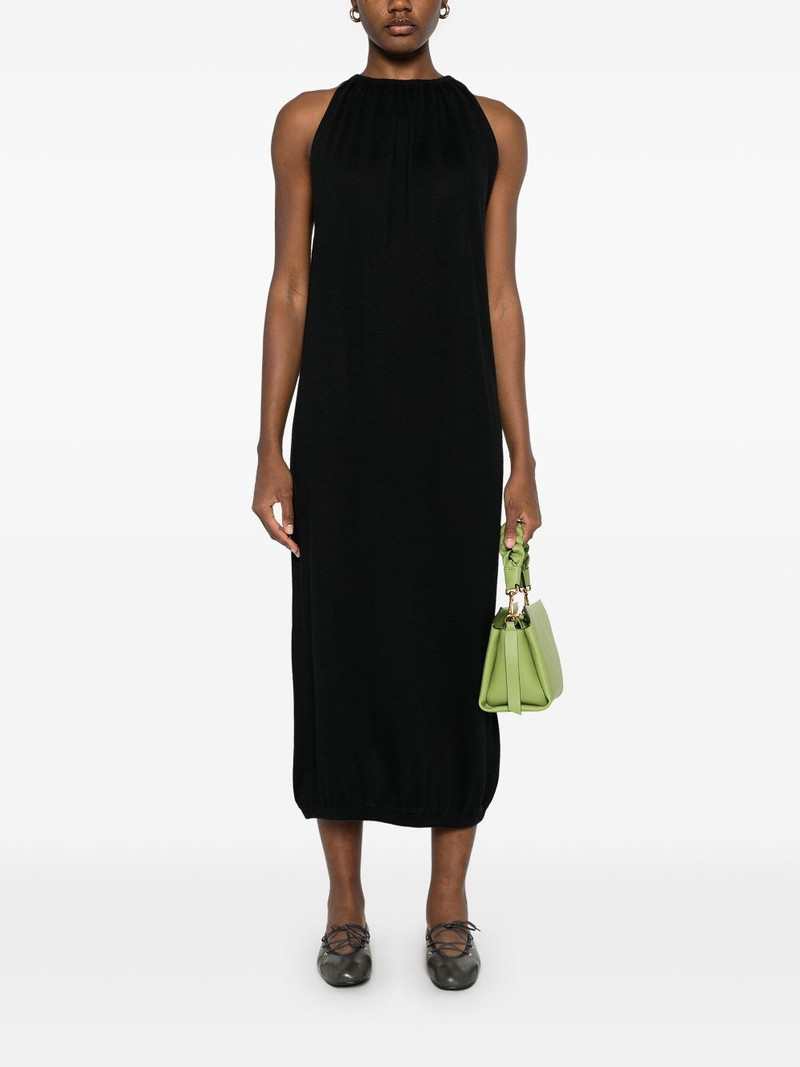 FRENCKENBERGER draped midi dress outlook