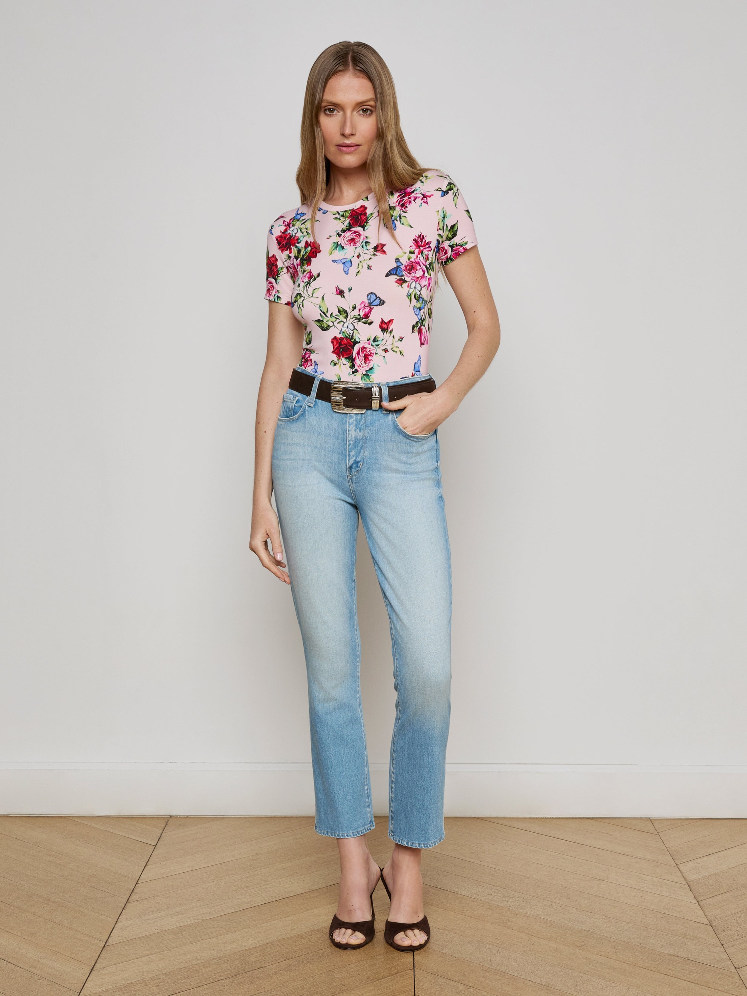 Mira Cropped Bootcut Jean - 2