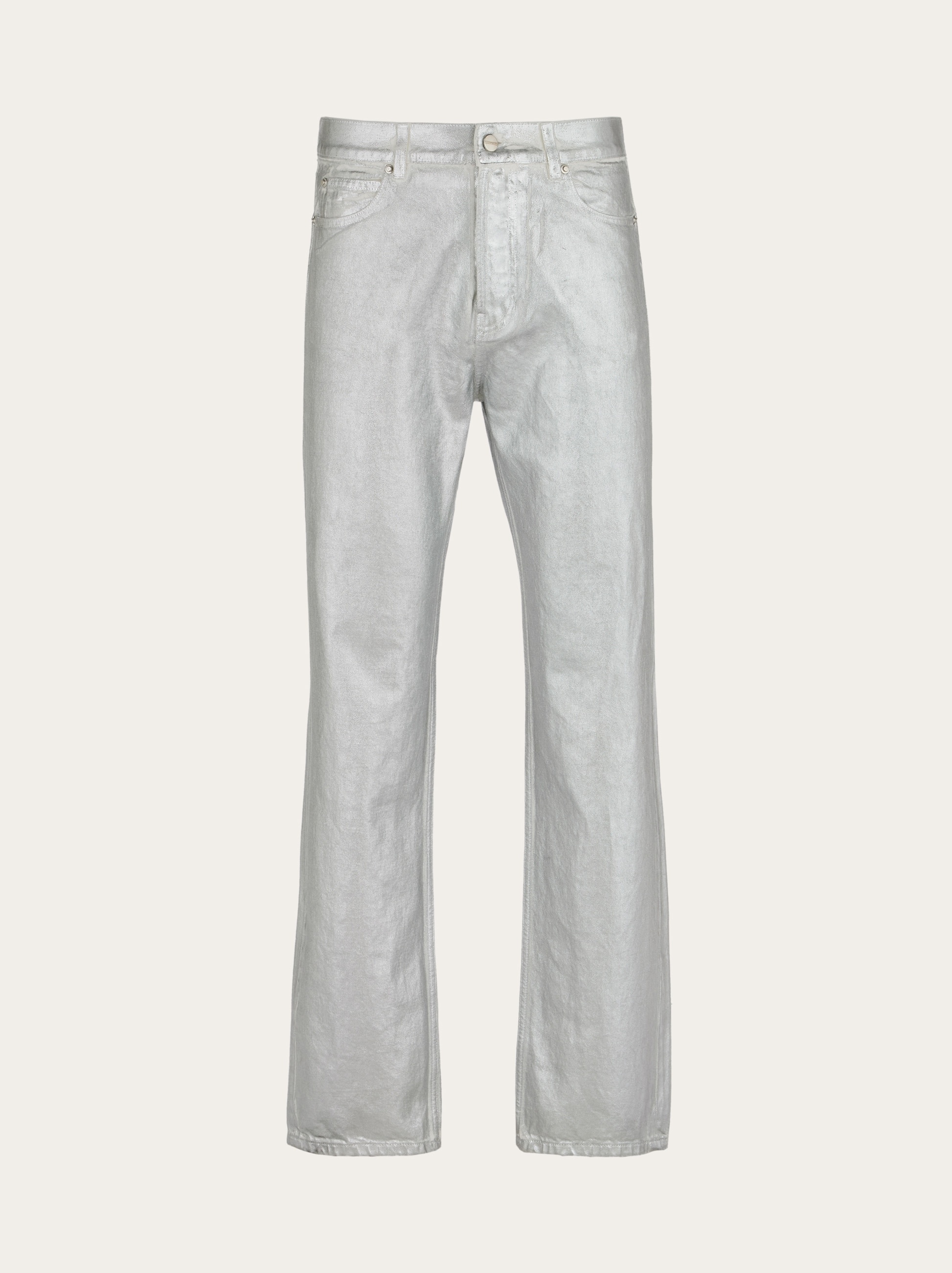 Metallic 5 pocket trousers - 1