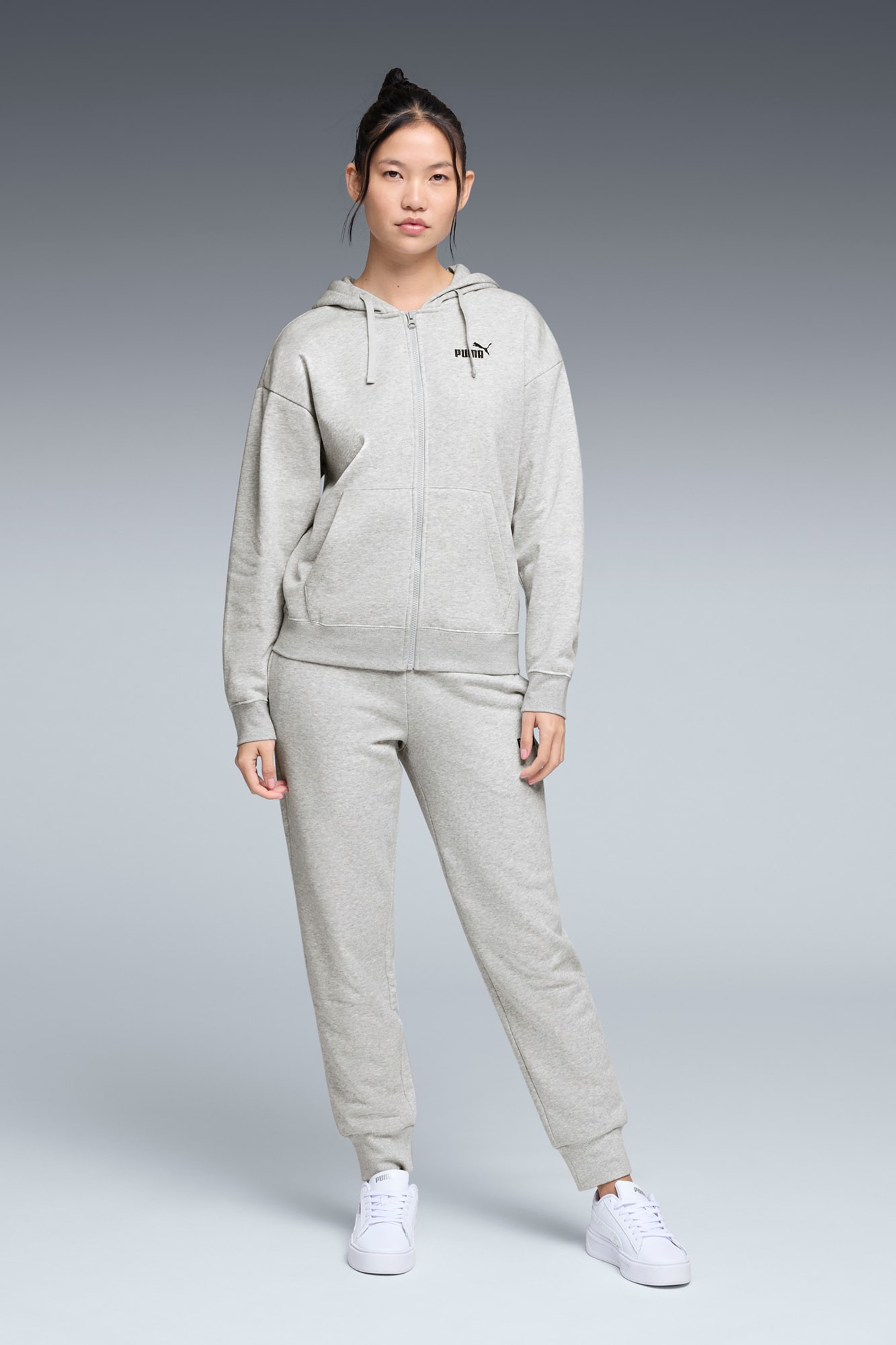 Essentials Small No. 1 Logo Fleece Women's Comfort Full-Zip Hoodie - 5