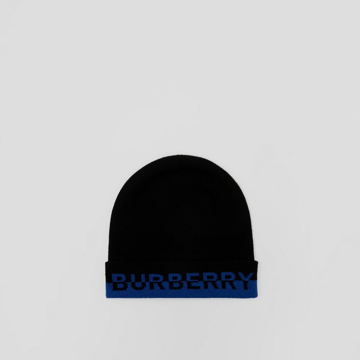 Logo Intarsia Cashmere Beanie - 1