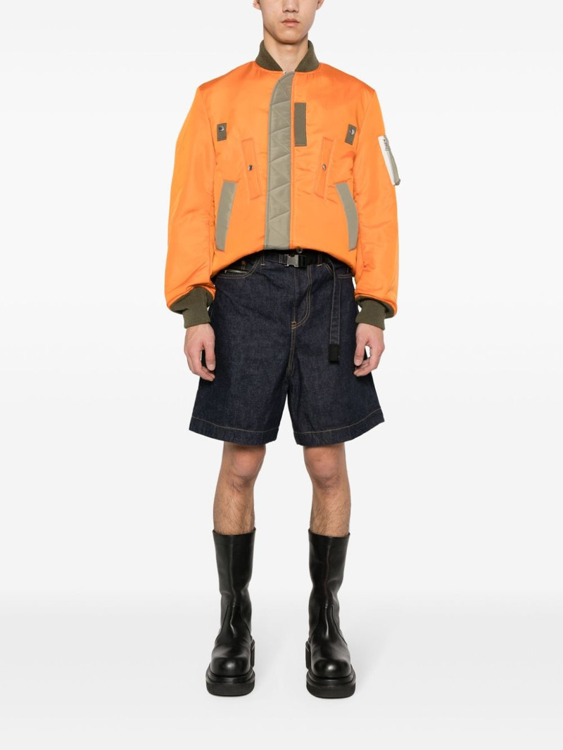 sacai side vent padded jacket outlook