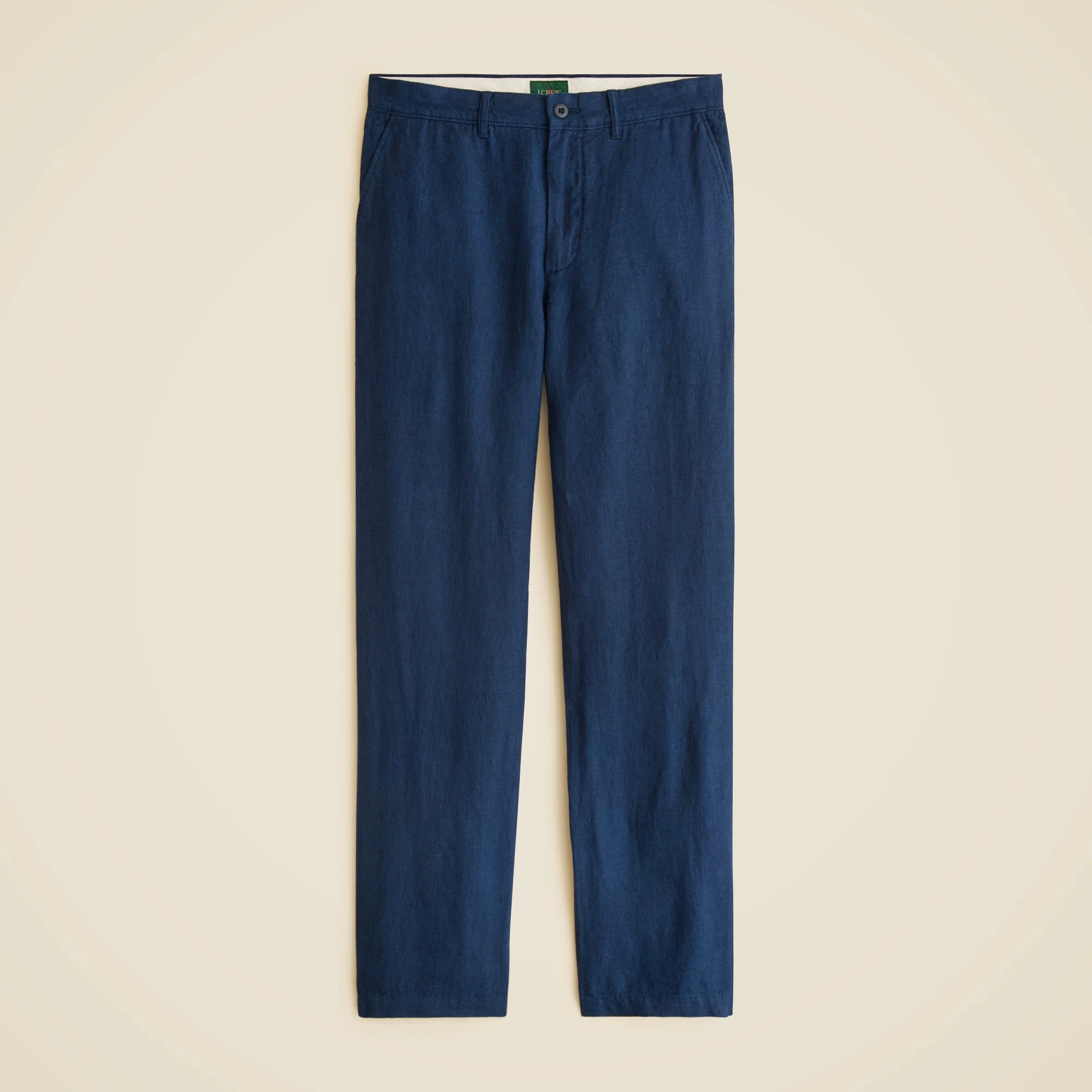 Classic-fit linen trouser - 1