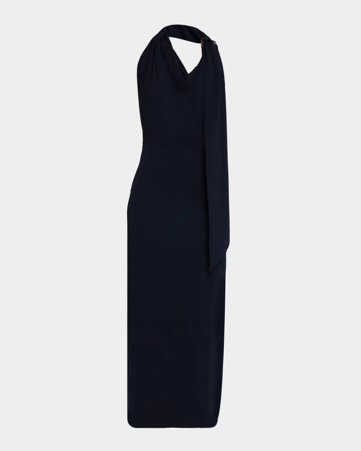 Catherine Buckle Halter Maxi Dress - 1
