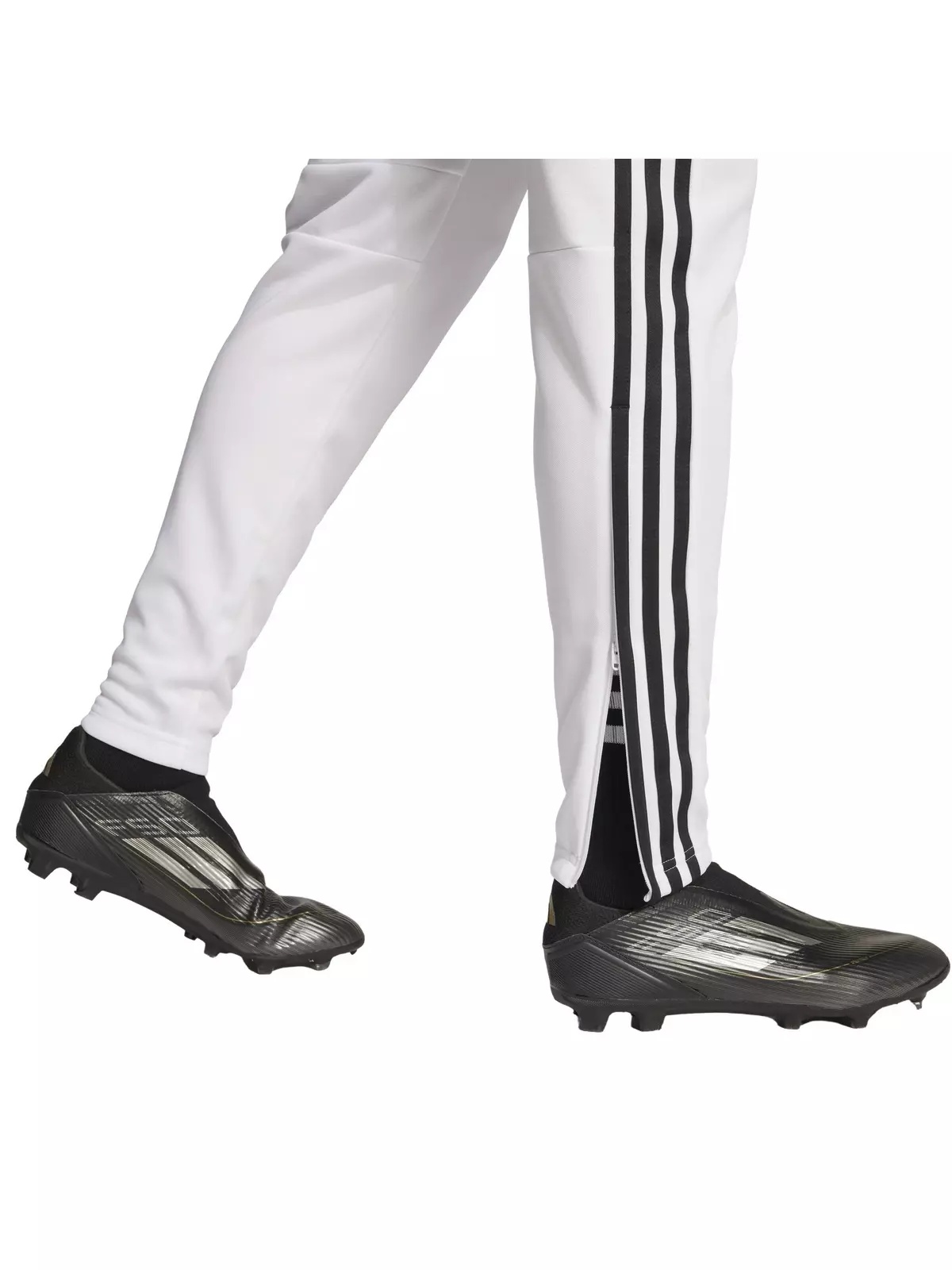 Women's Tiro 25 Essentials Training Tracksuit Bottoms -White/Black - 4