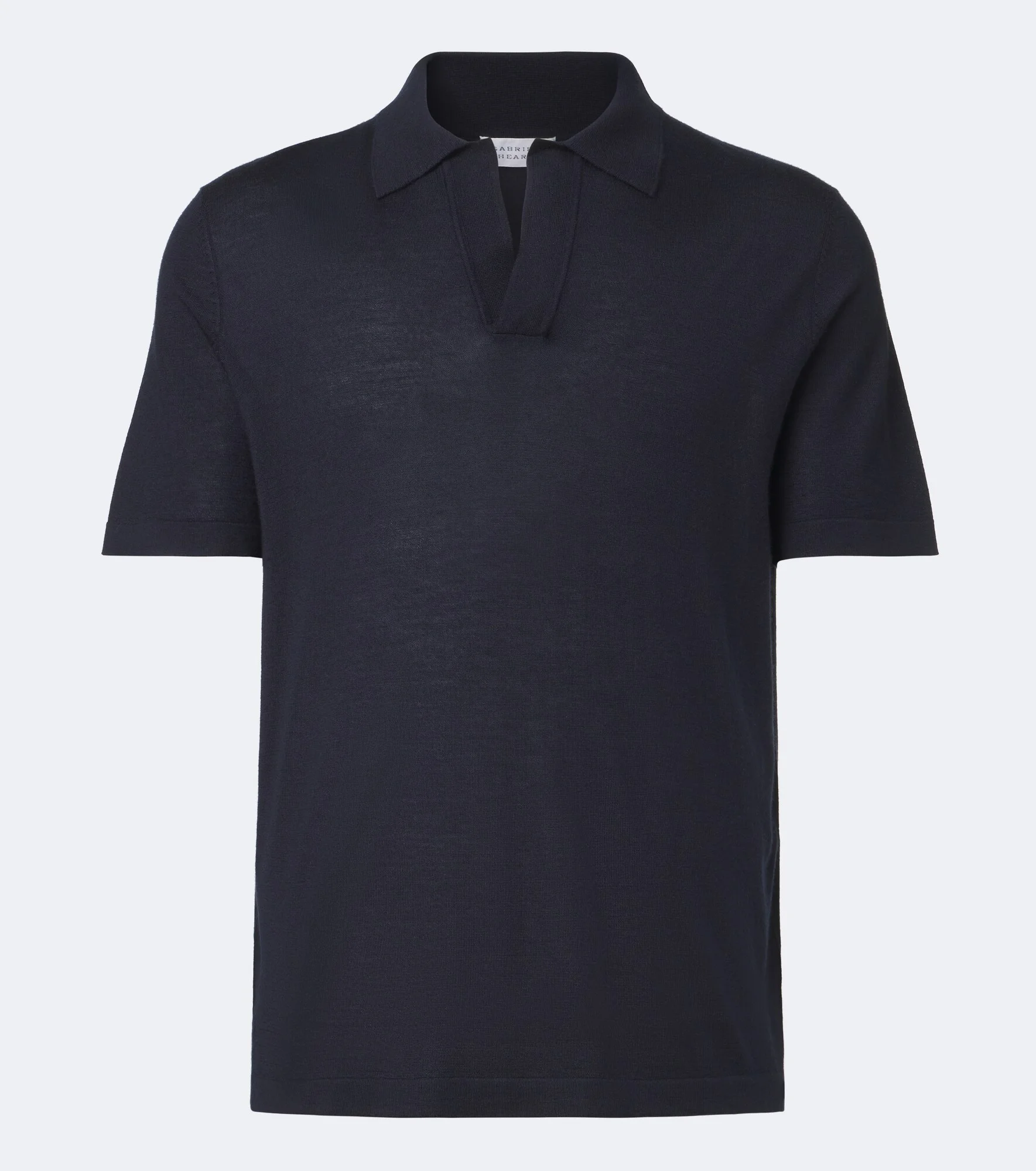 Stendahal cashmere and silk polo shirt - 1