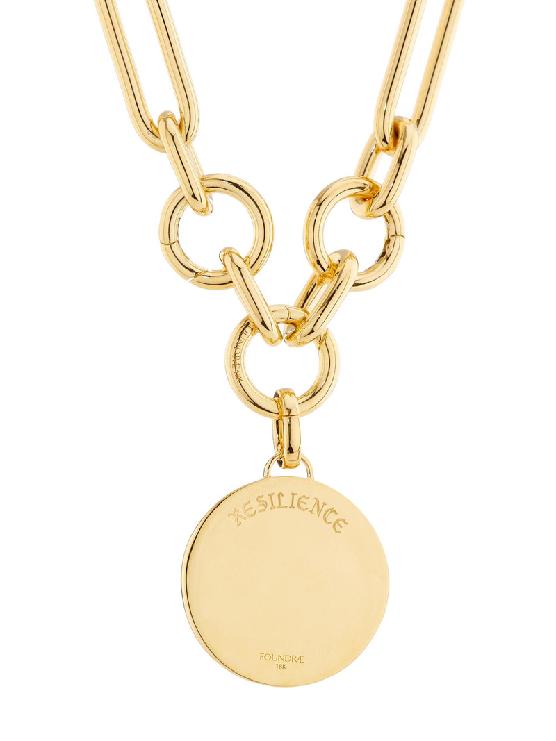 Women's Resilience 18K Yellow Gold & 0.13 TCW Diamond Oversized Mixed Chain Necklace - Yellow Gold 4