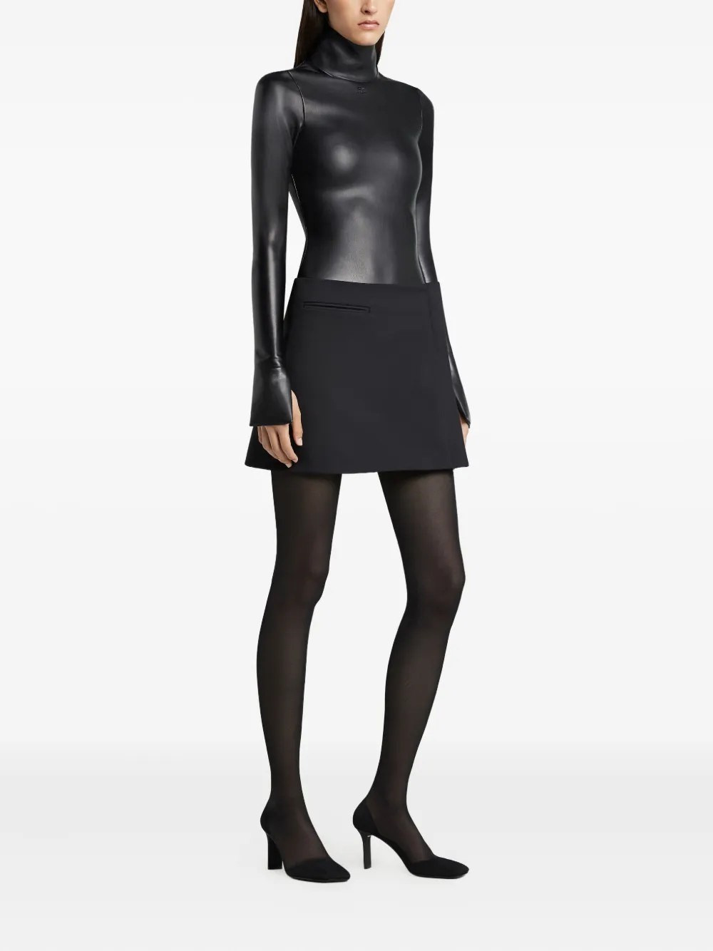 ONE MINUTE TWILL MINI-SKIRT - 2