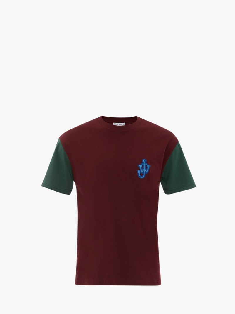 ANCHOR PATCH CONTRAST SLEEVE T-SHIRT 1