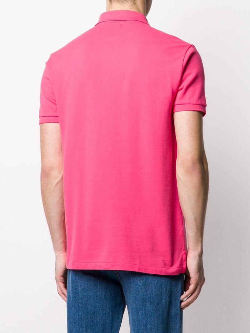 embroidered logo polo shirt 4