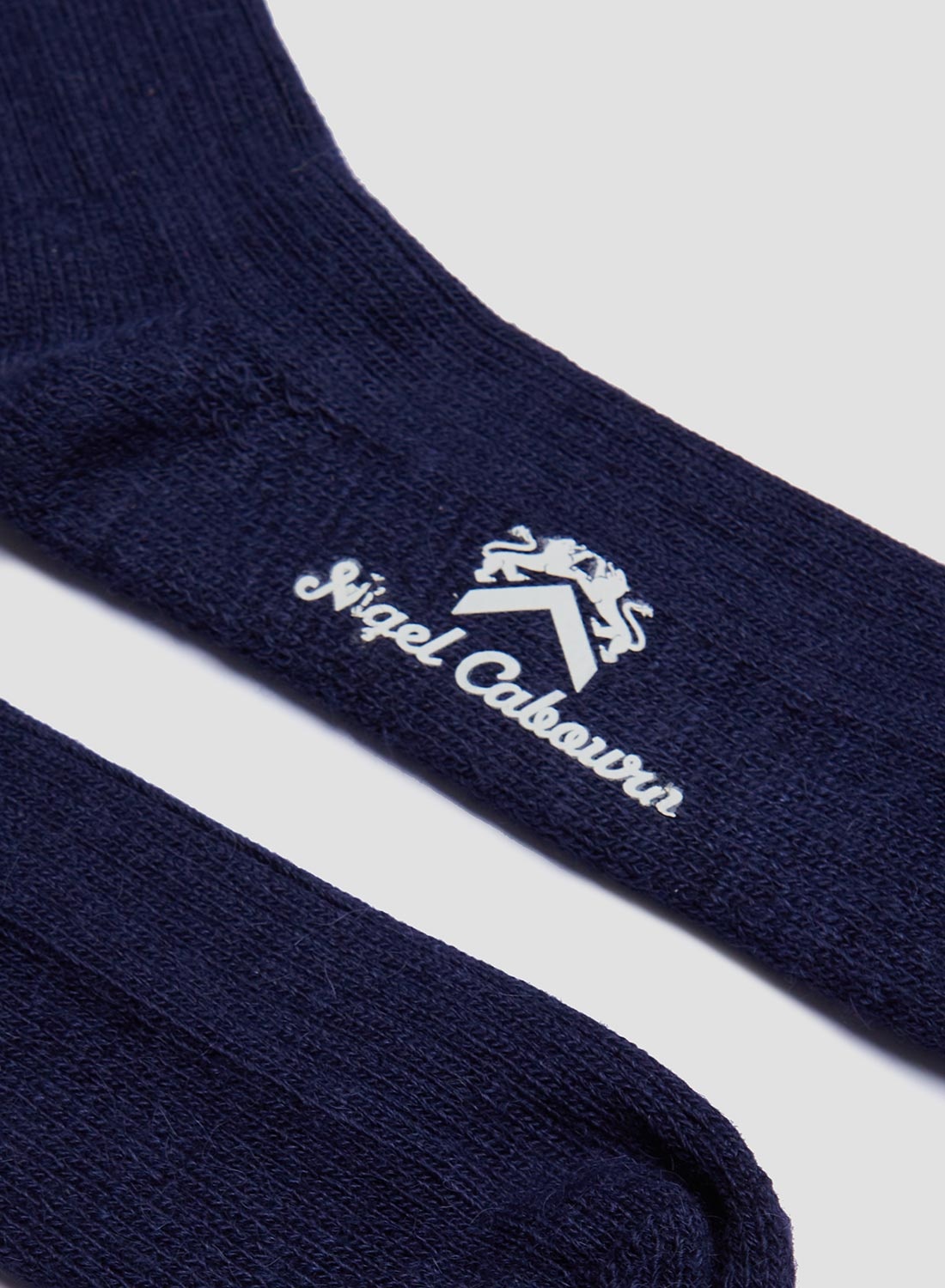 Alpaca Wool Sock in Navy - 3