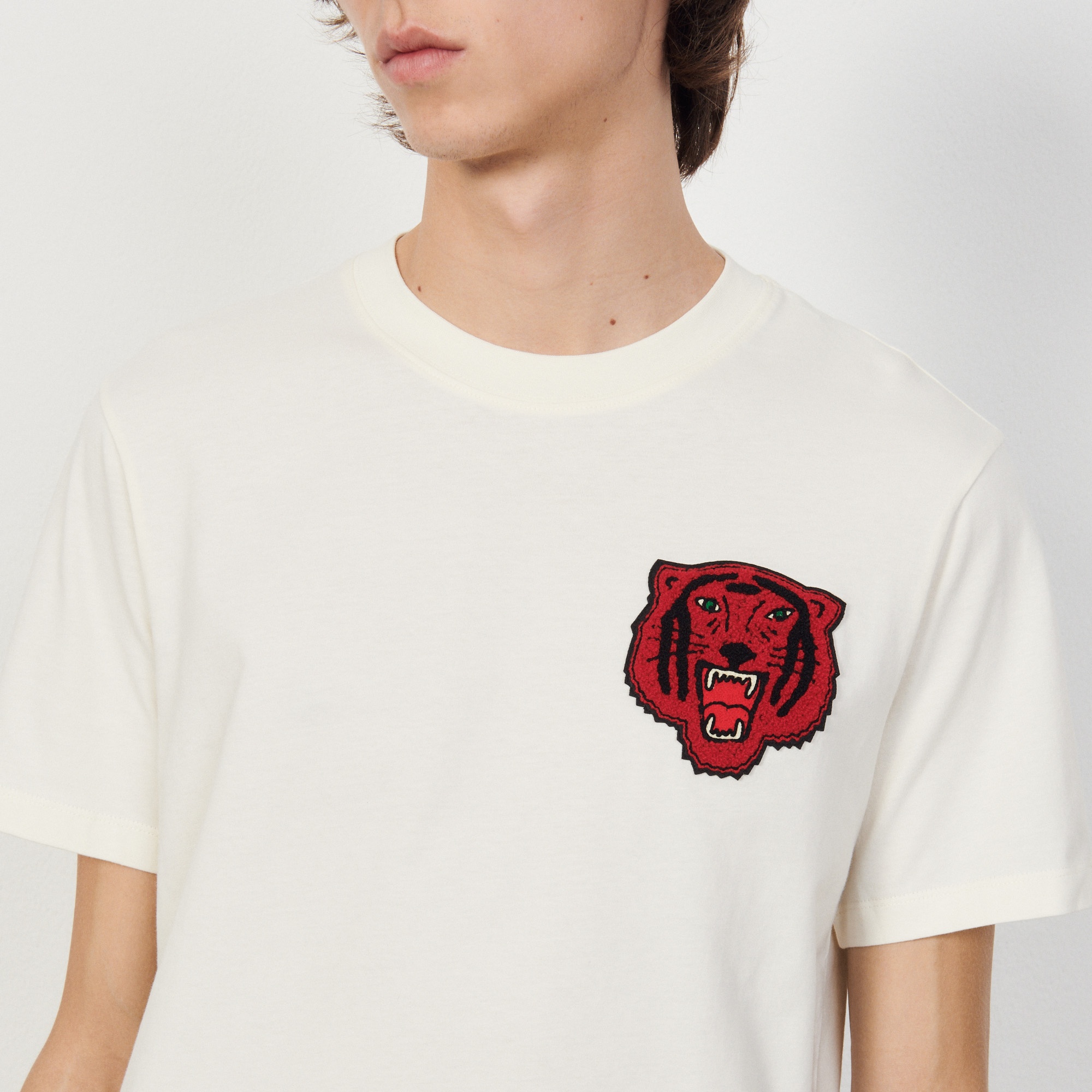 Cotton T-shirt with patch - 5