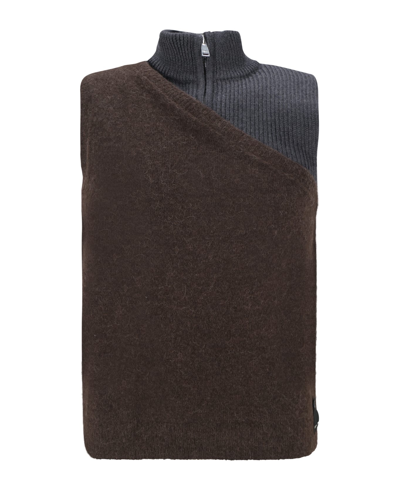 Alpaca And Wool Waistcoat - 1