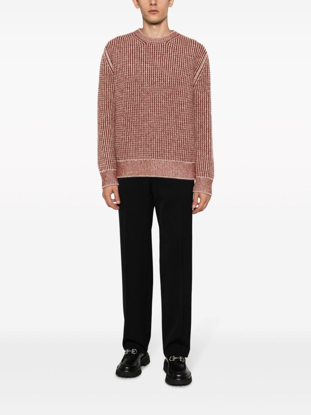 jacquard-knit cashmere jumper - 2