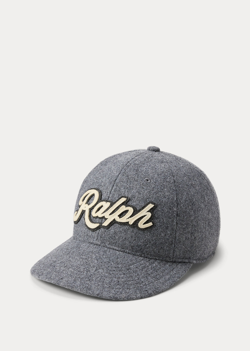 The Ralph Logo Wool-Blend Ball Cap 1
