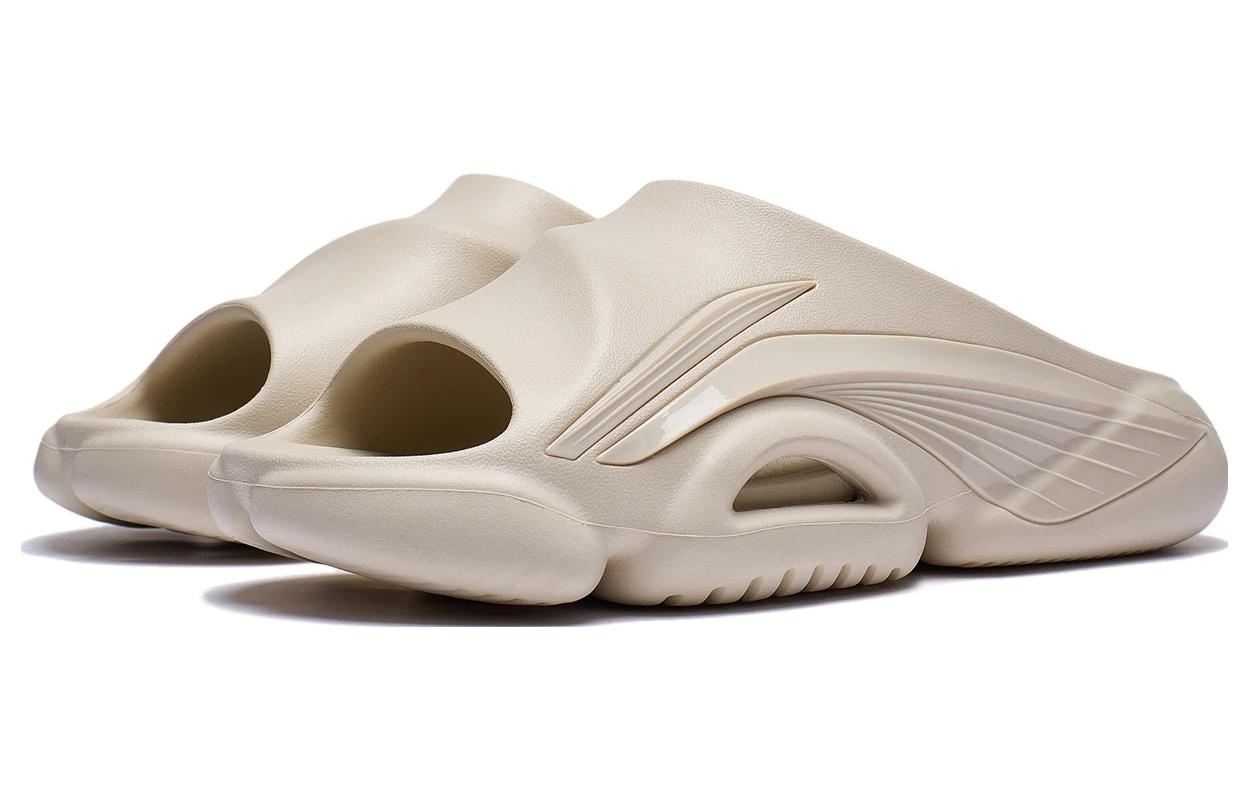 Li-Ning 1 Badfive Basketball Slides 'Beige' ABTT003-3 - 3