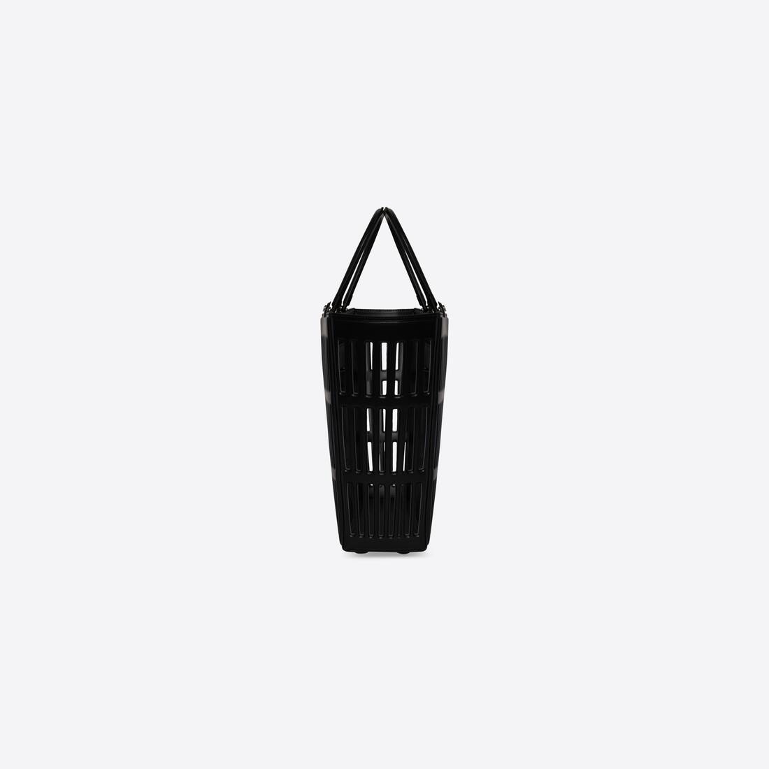 Mag Large Basket Bag in Black - 4