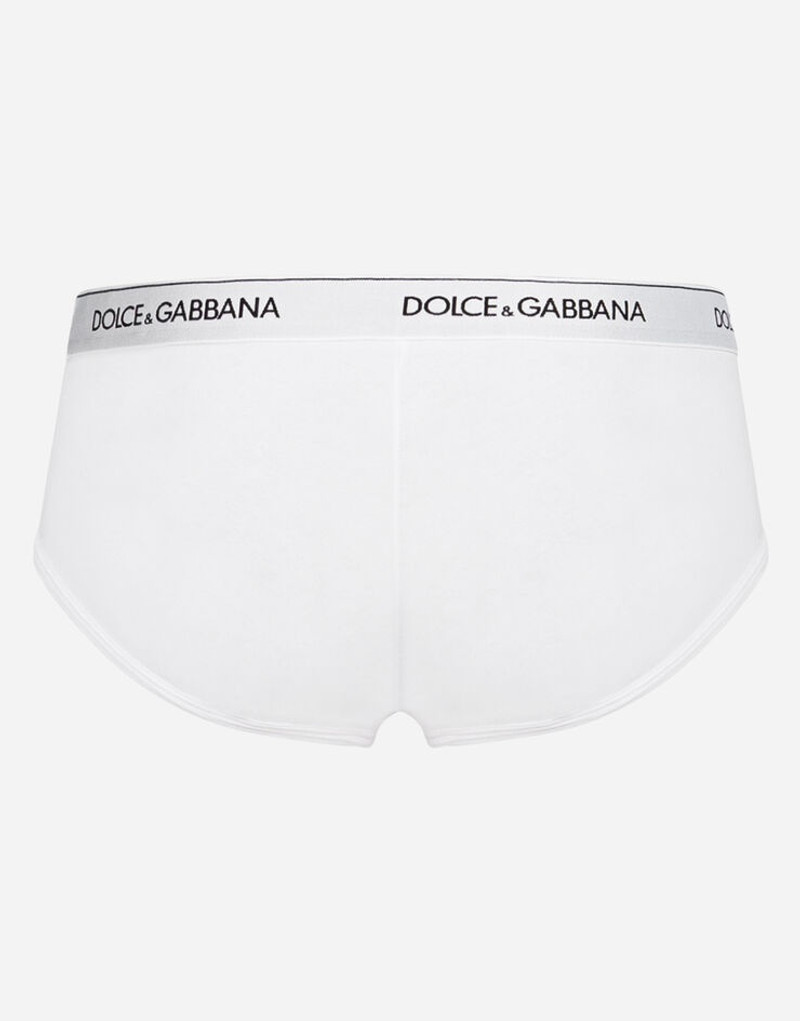 Dolce & Gabbana Bi-pack Brando briefs in stretch cotton outlook