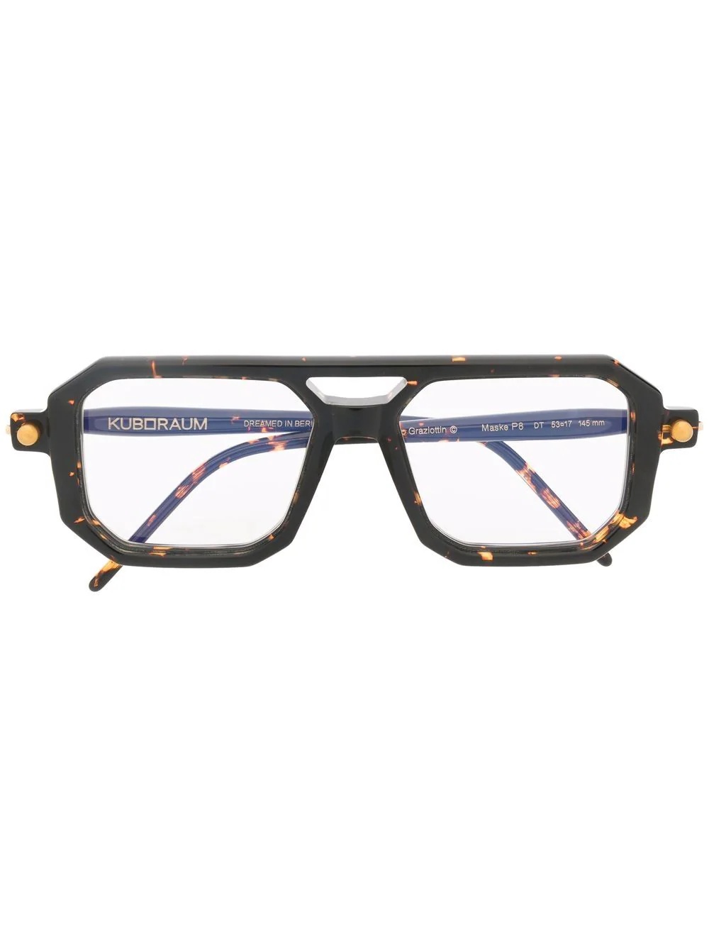 tortoiseshell-frame glasses - 1