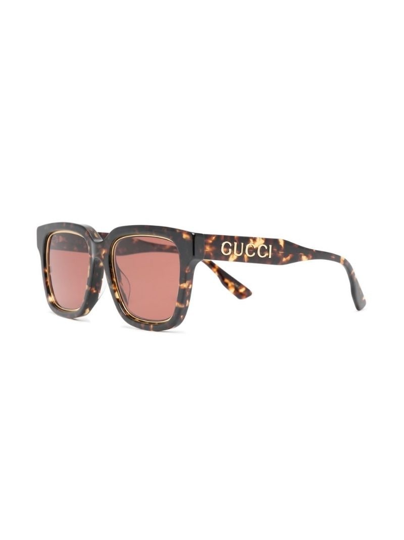 square tinted sunglasses - 2