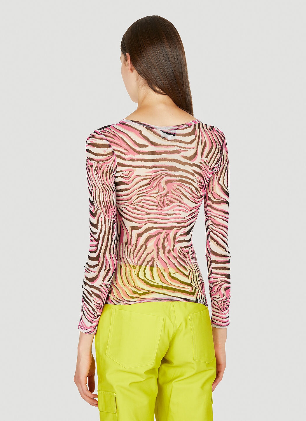 Cardio Animal Print Crewneck Top - 4