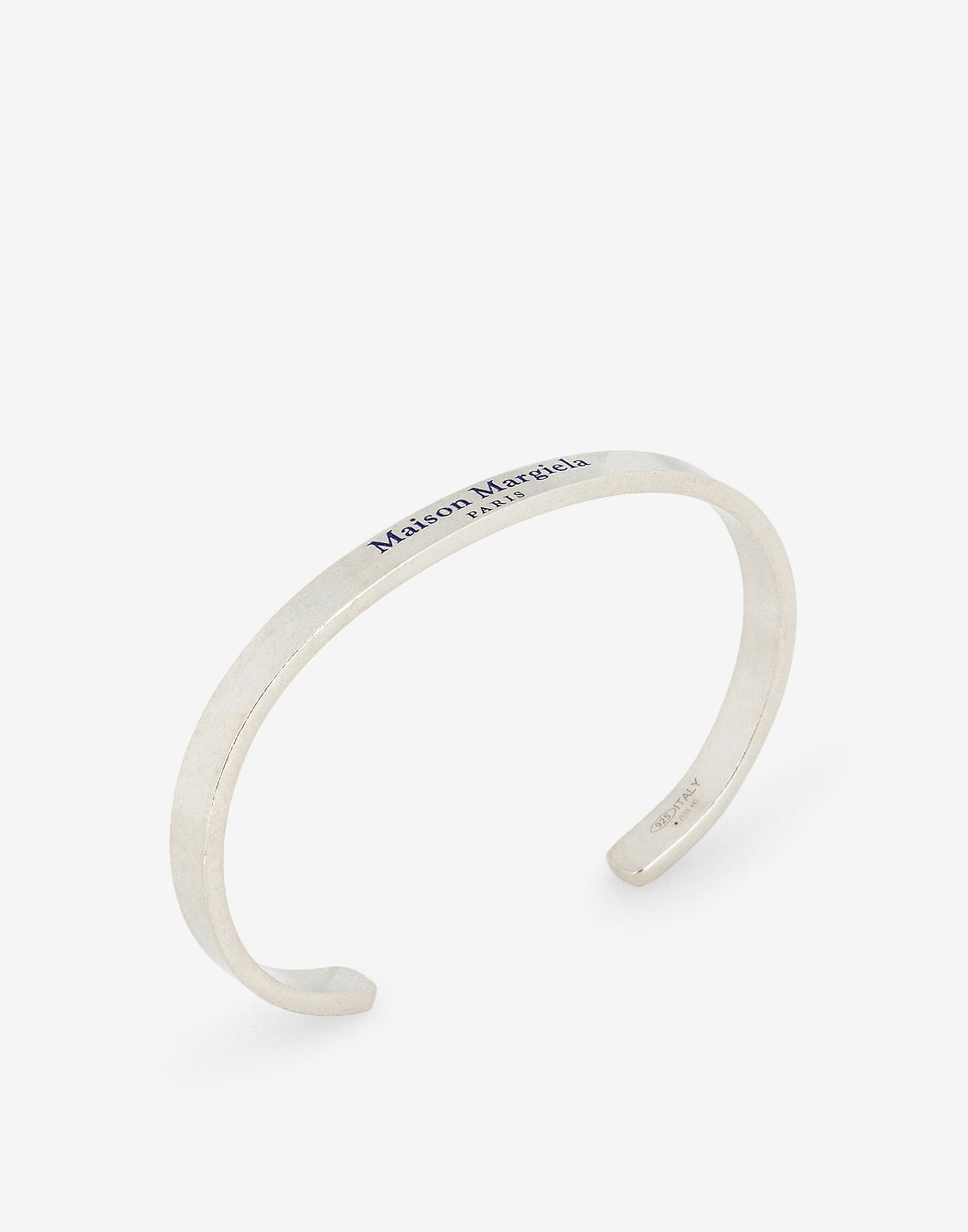 Logo engraved silver cuff - 3