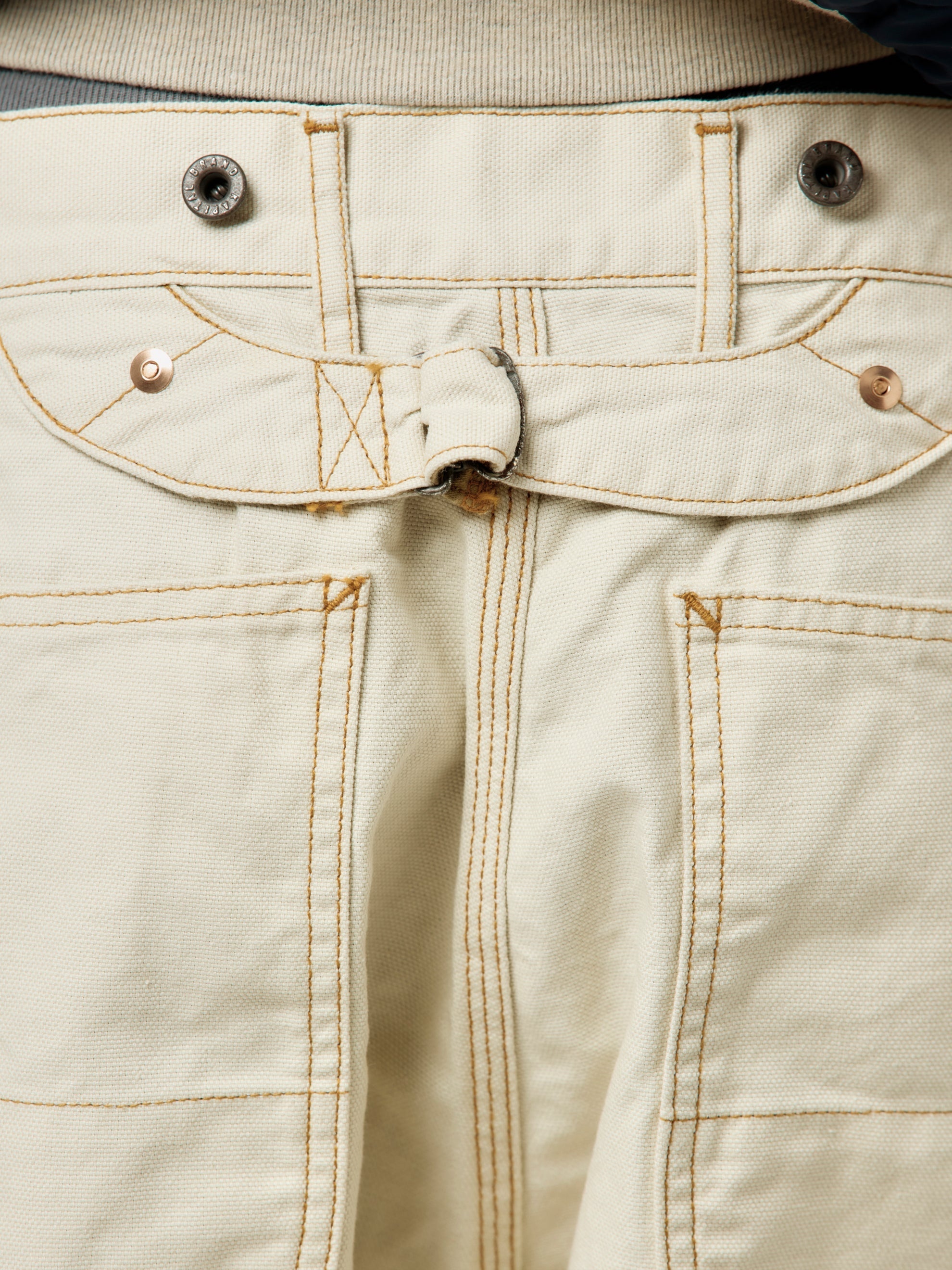 LIGHT CANVAS LUMBER PANTS (ECRU) - 6