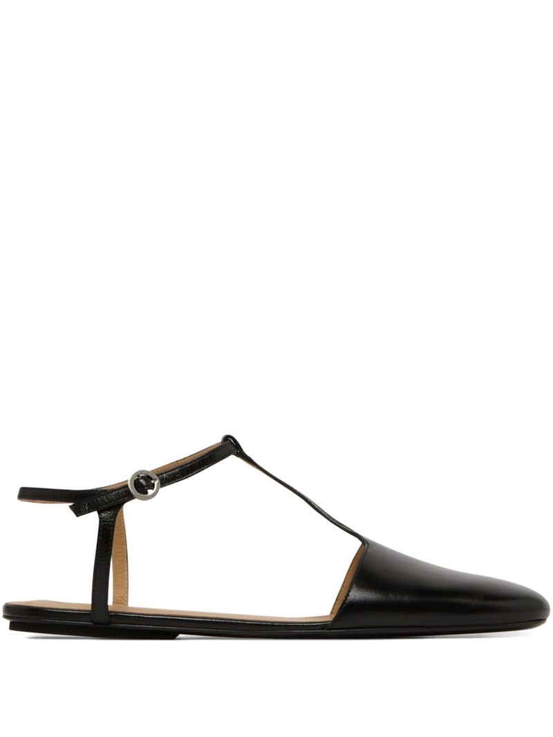 leather ballerina shoes 1