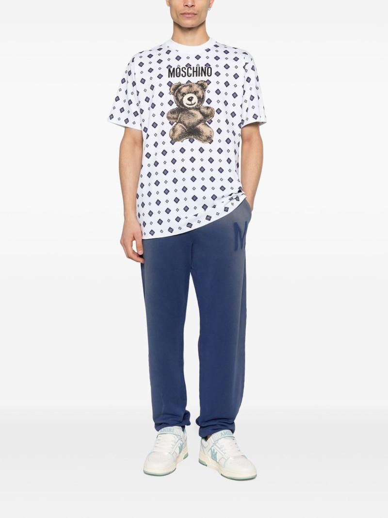 Moschino blue track pants outlook