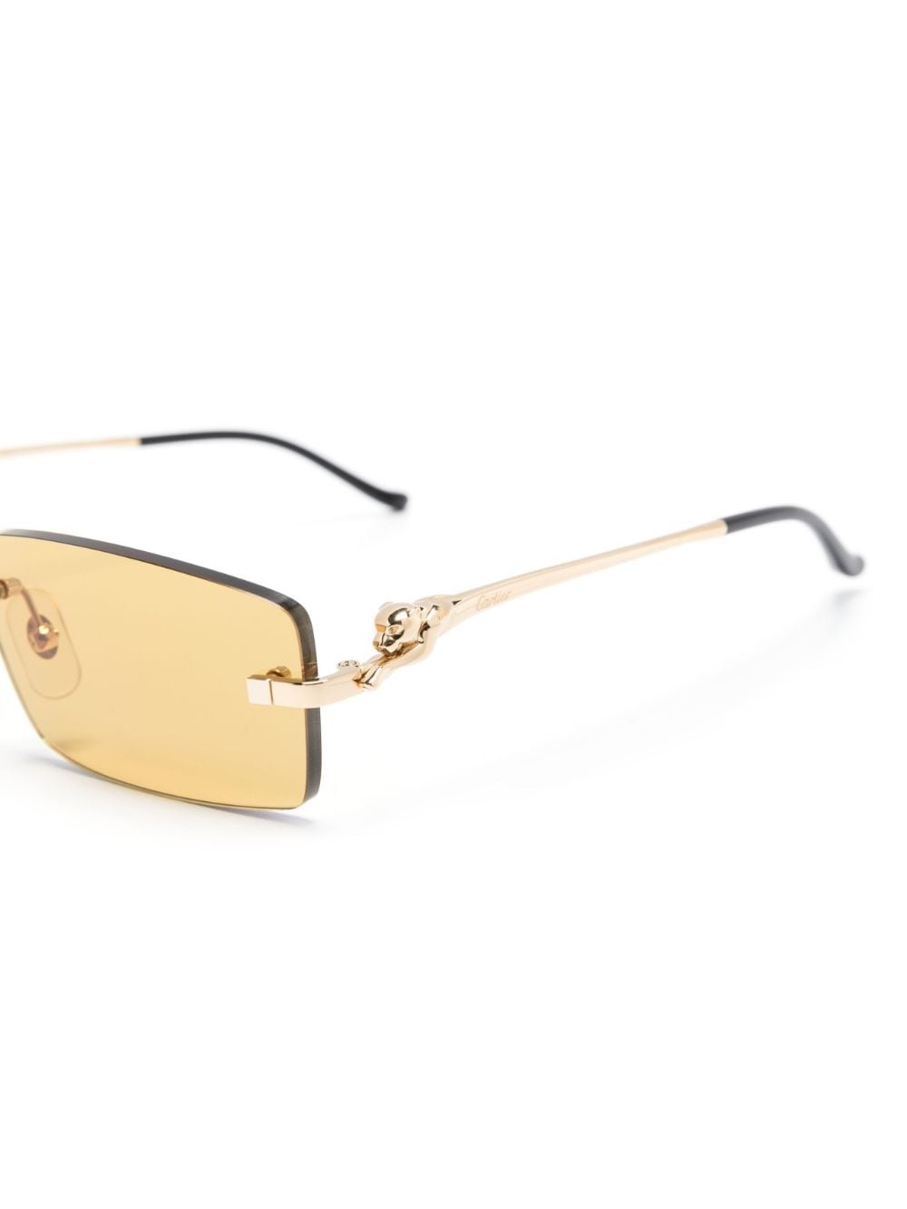 Panther rectangle-frame sunglasses - 3