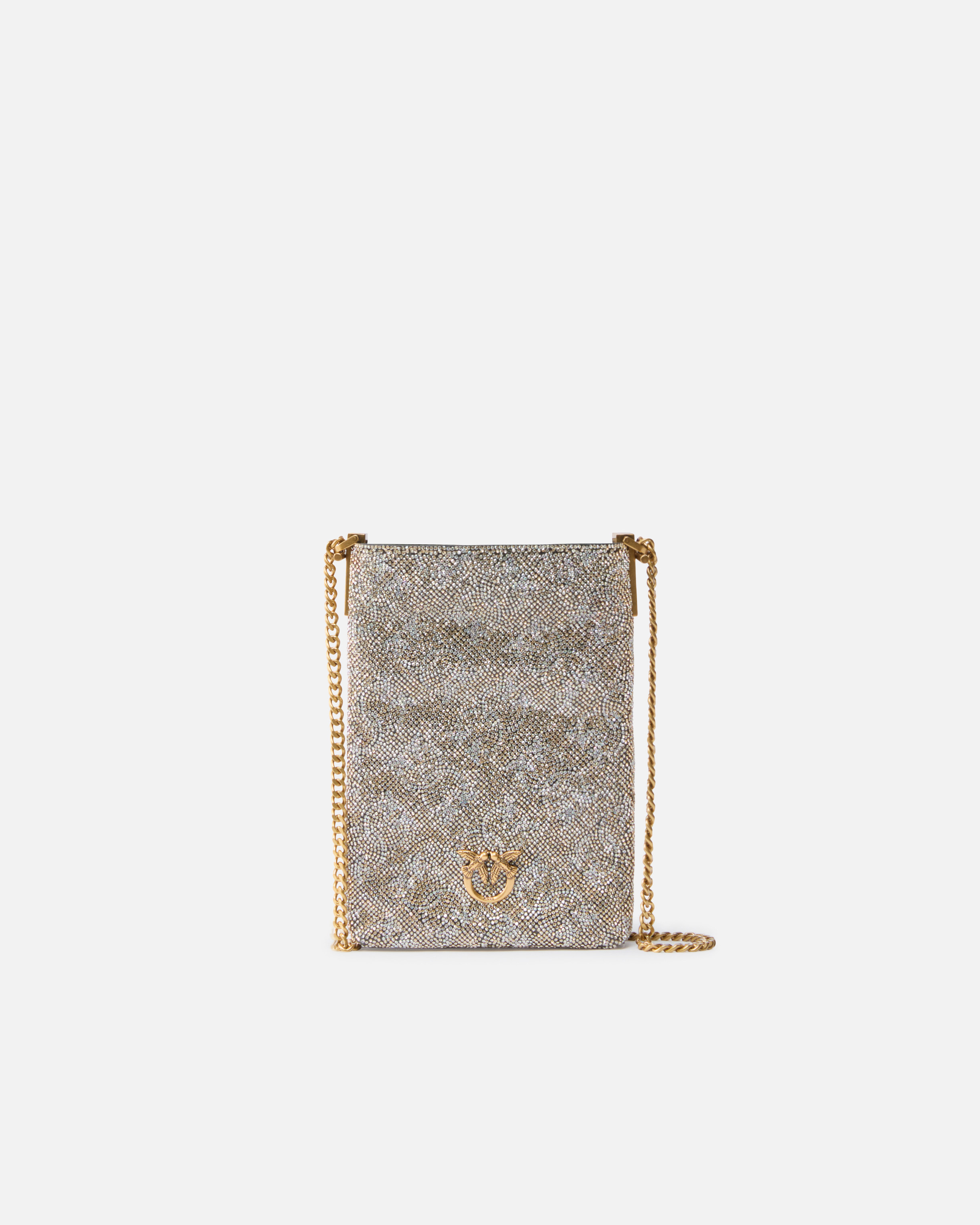 SMARTPHONE CASE WITH RHINESTONE MONOGRAM - 1