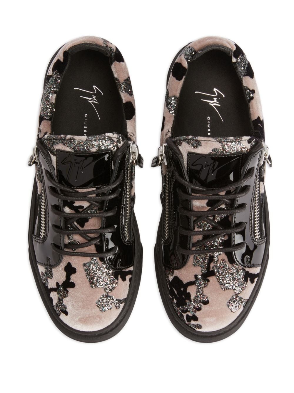 Gail low-top panelled sneakers - 3