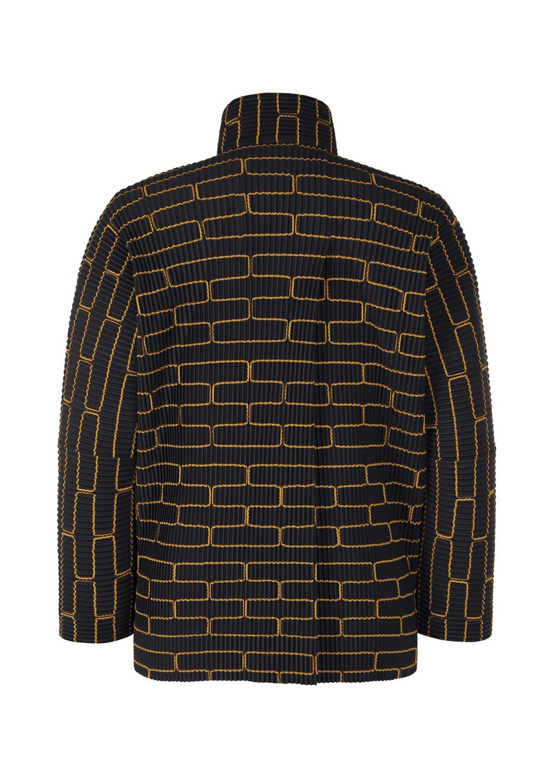 ISSEY MIYAKE EMBROIDERY PLEATS JACKET outlook