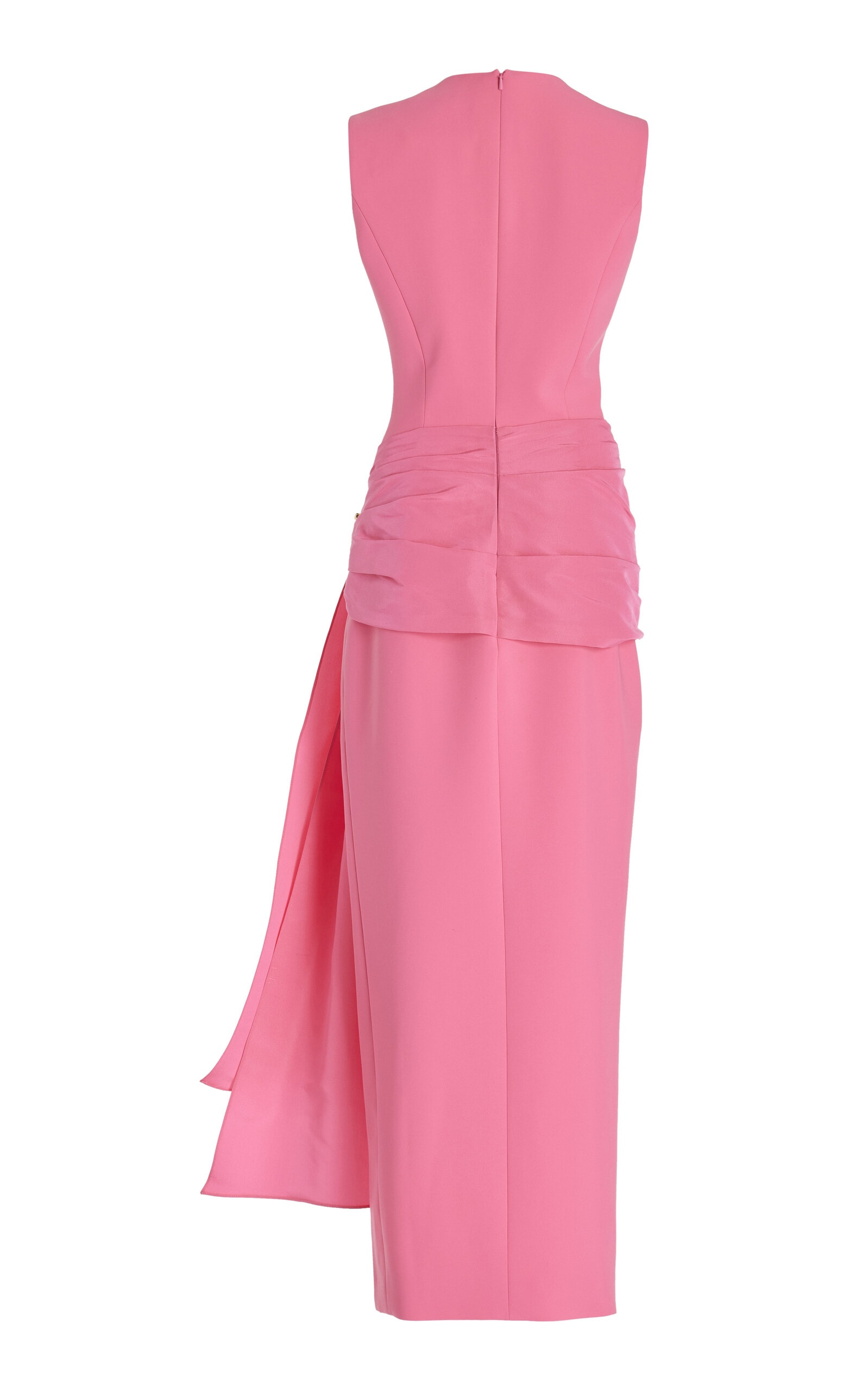 Embellished Crepe Midi Dress pink - 2