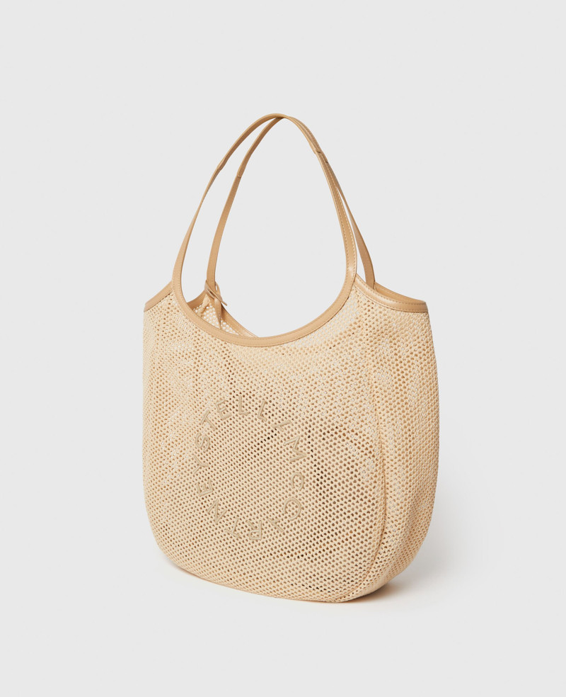 Stella McCartney Logo Mesh Hobo Bag outlook