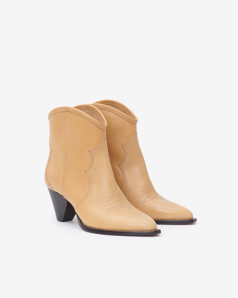 DARIZO LEATHER ANKLE BOOTS - 3