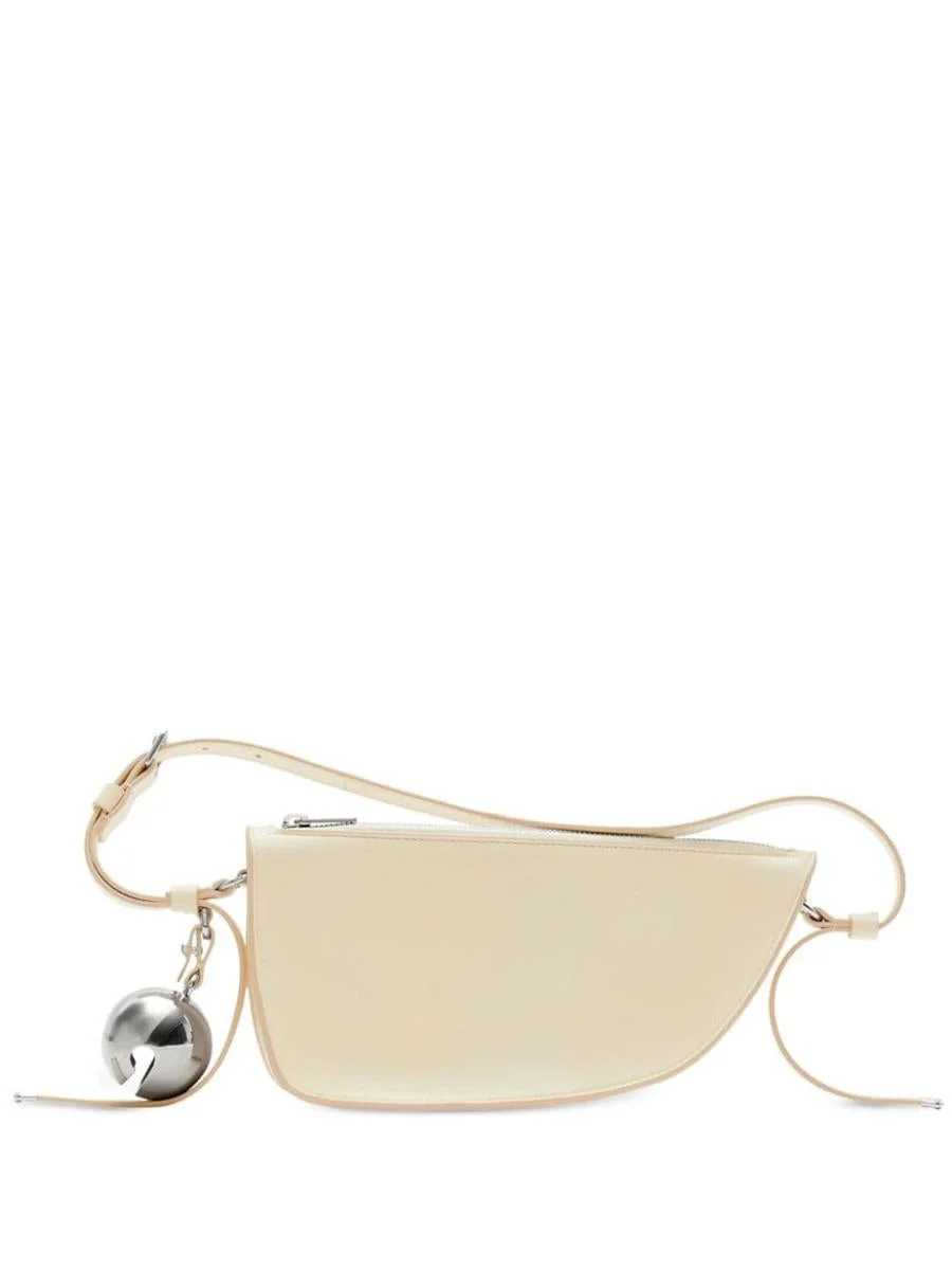 BURBERRY SHIELD MINI LEATHER SHOULDER BAG - 1