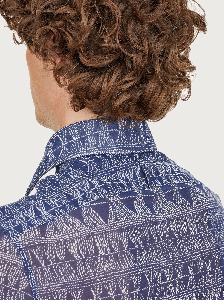 SLIM FIT PRINTED SHIRT - 7