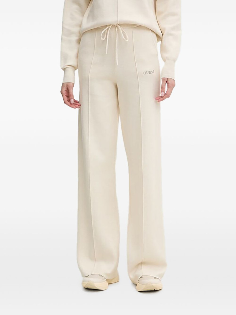 drawstring wide leg trousers 1