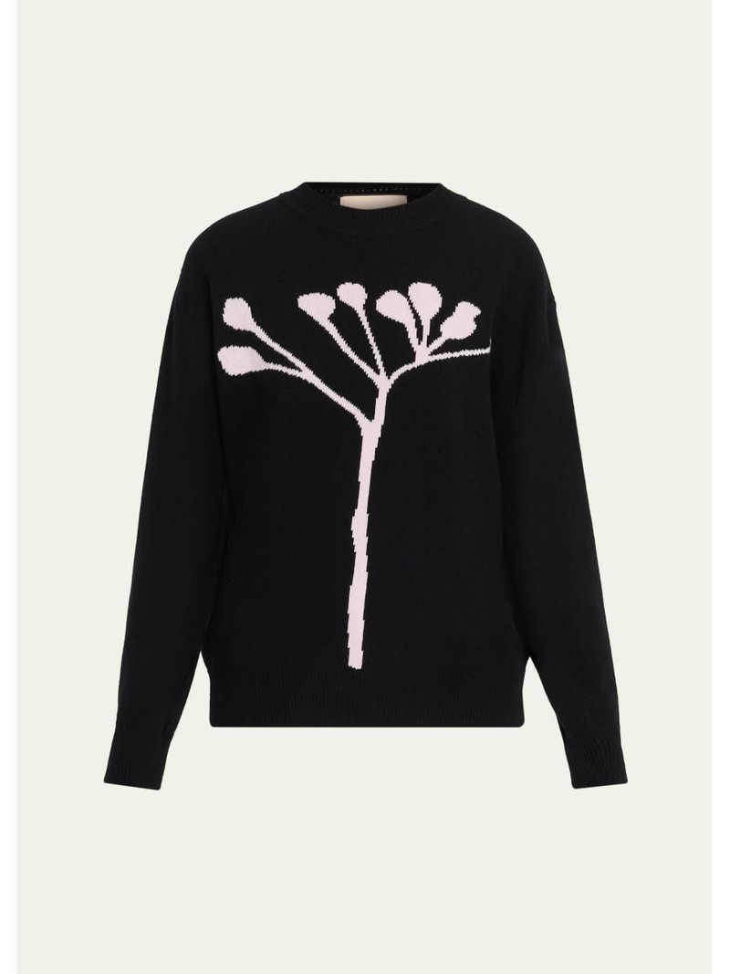 Wool-Cashmere Crewneck Sweater 1
