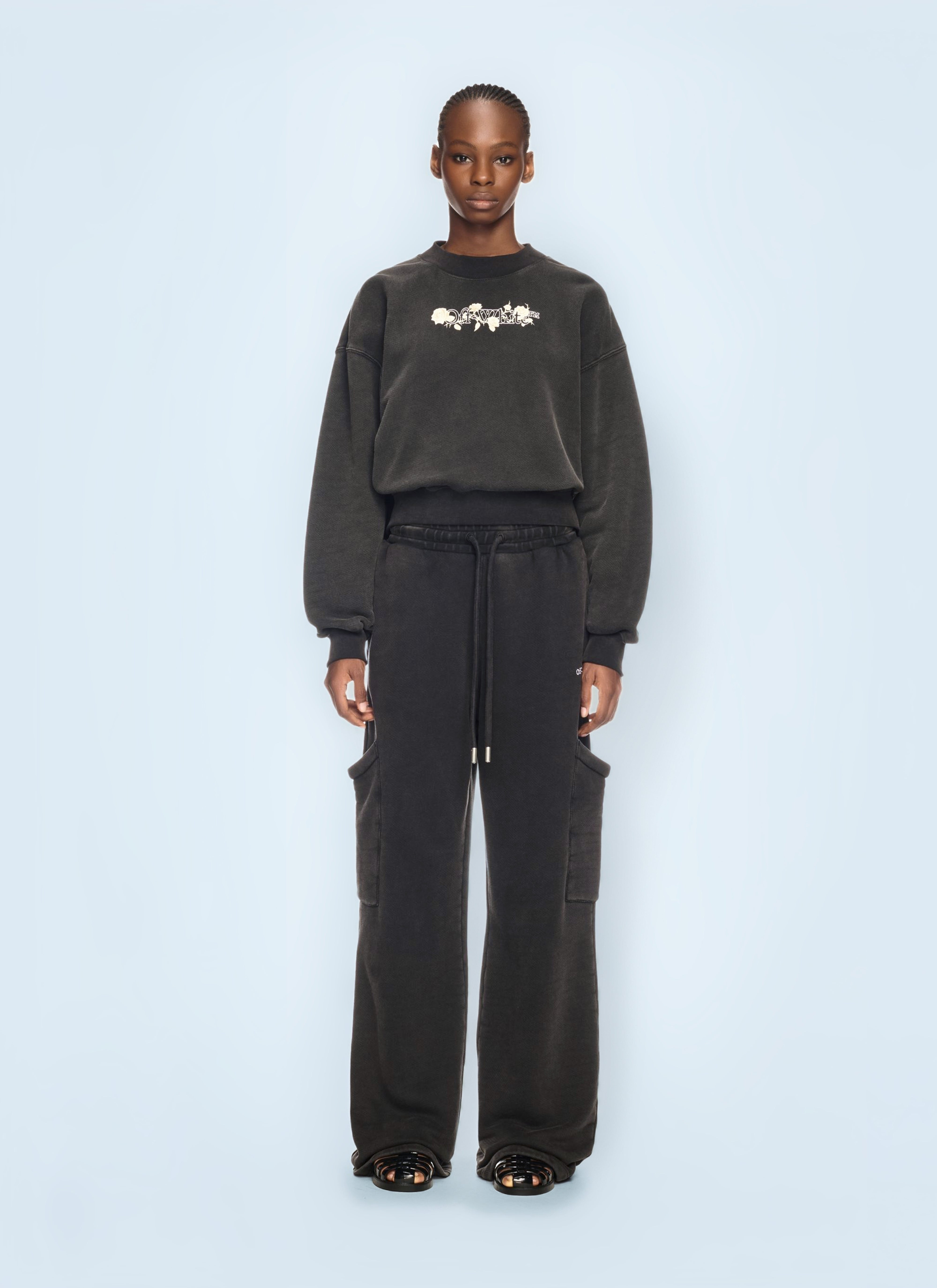 Off White Women Bookish Rose Sweatshirt - 1