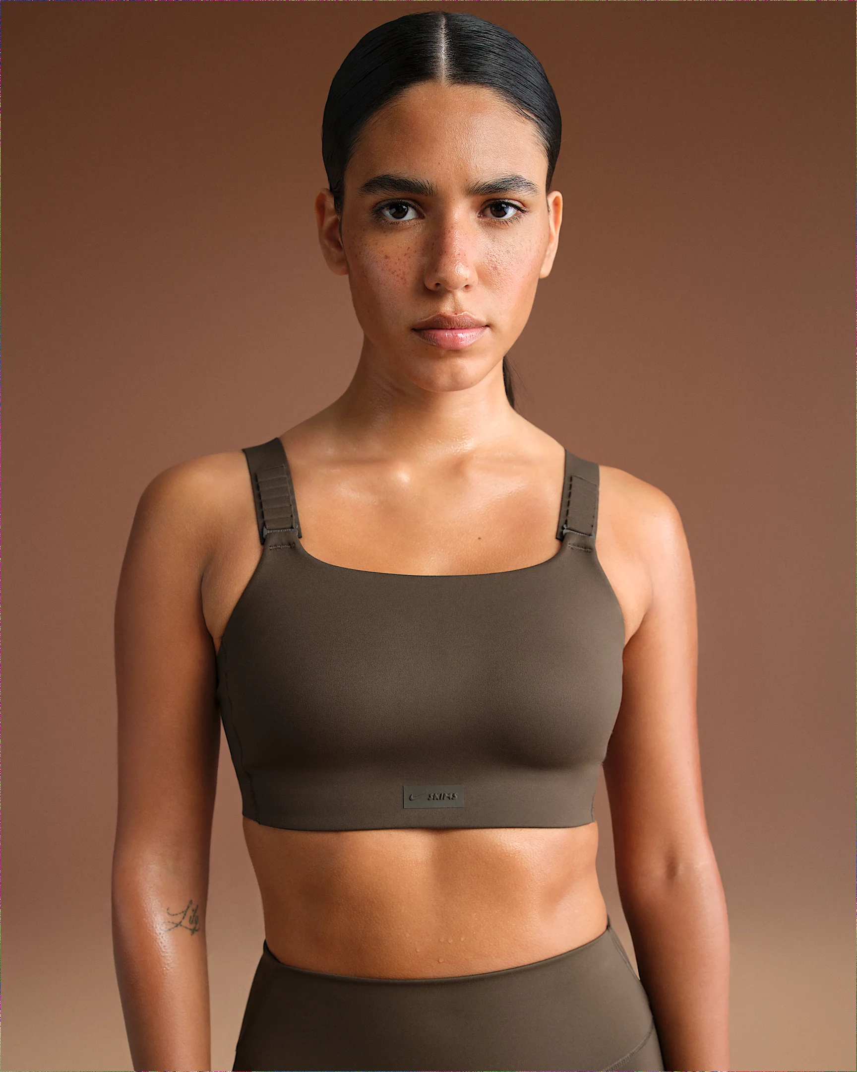 NikeSKIMS Matte Women's Wide-Strap Bra - 1