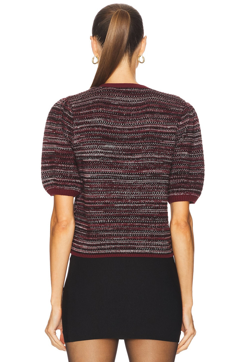 525 america Elaine Marled Bow Cardigan outlook