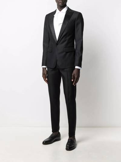 DSQUARED2 crystal-embellished single-breasted suit outlook