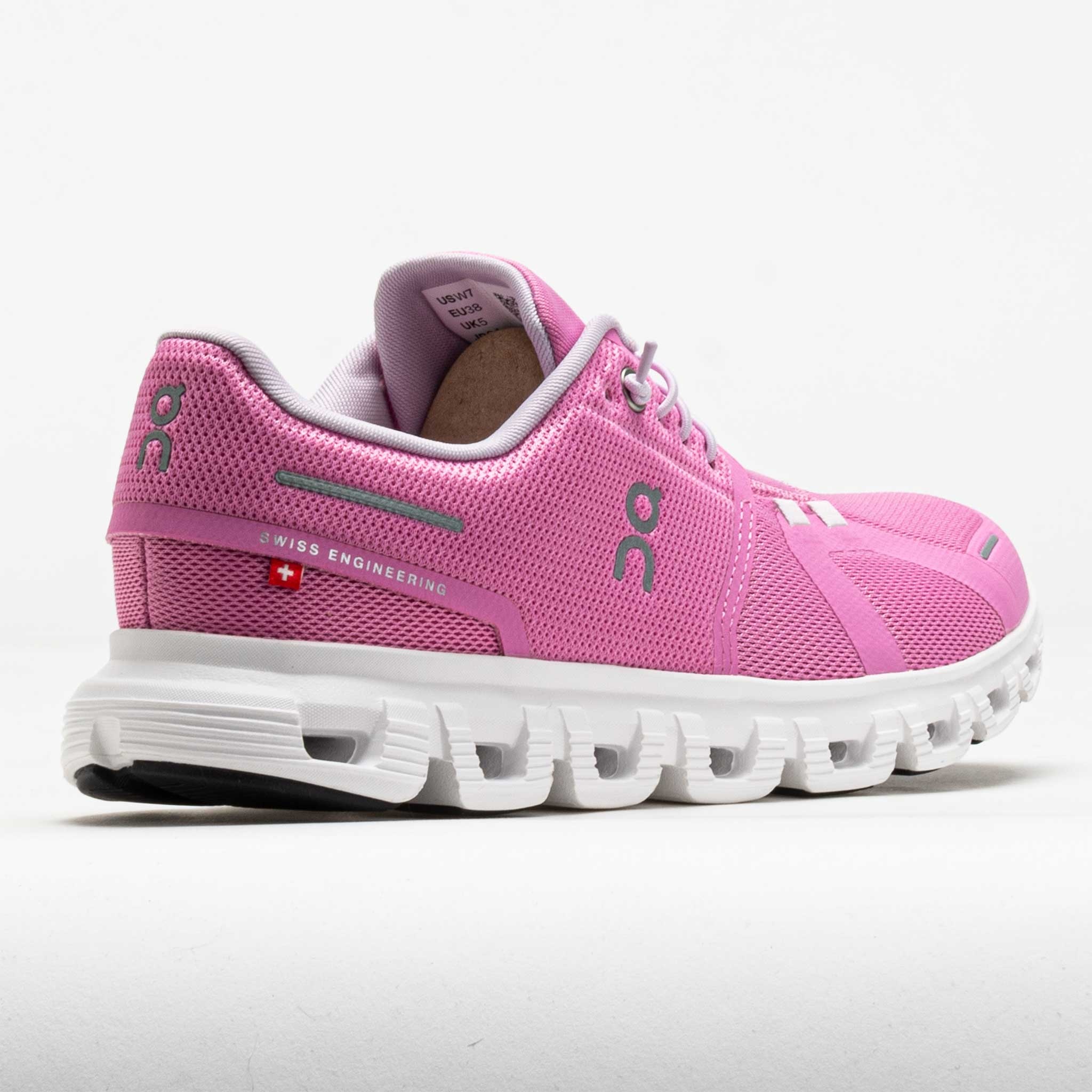 On Cloud 6 Women's Raspberry/White - 6