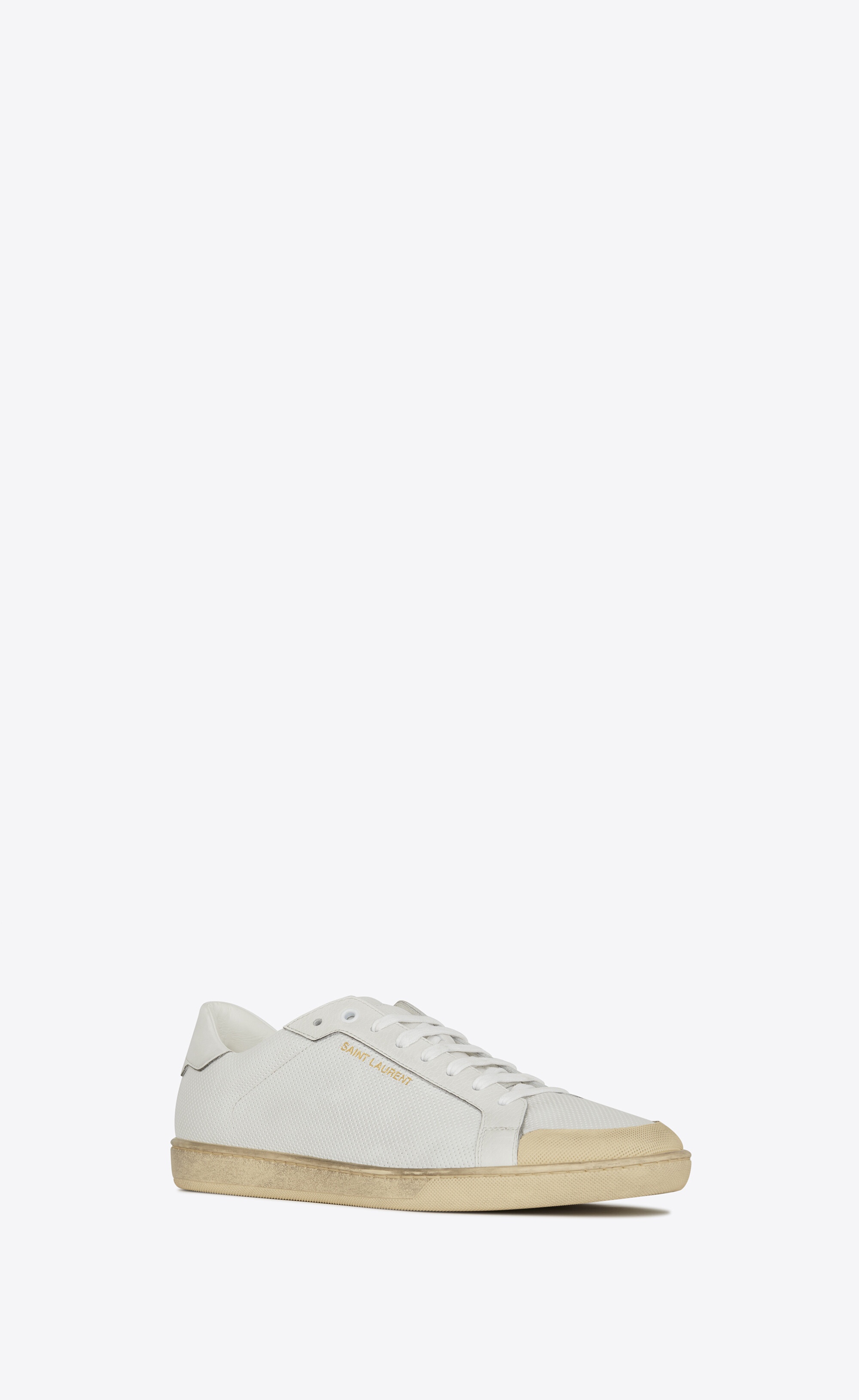 court classic sl/39 sneakers in perforated leather - 4