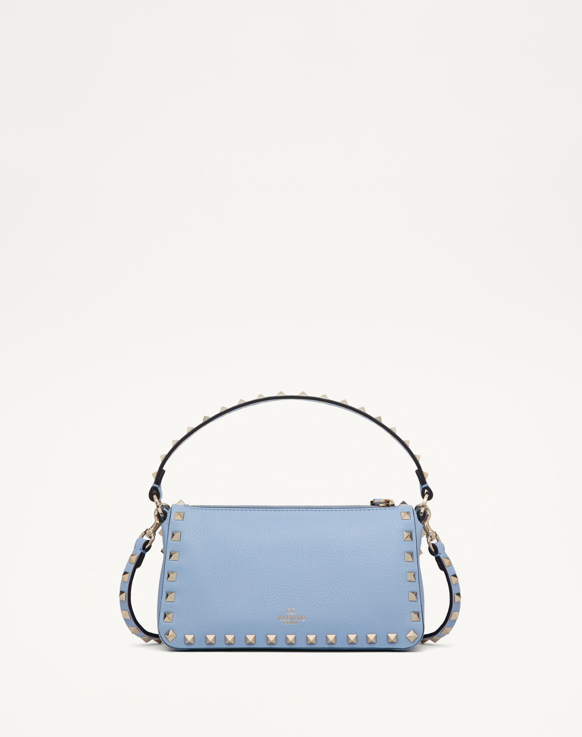 SMALL ROCKSTUD GRAINY CALFSKIN CROSSBODY BAG - 3