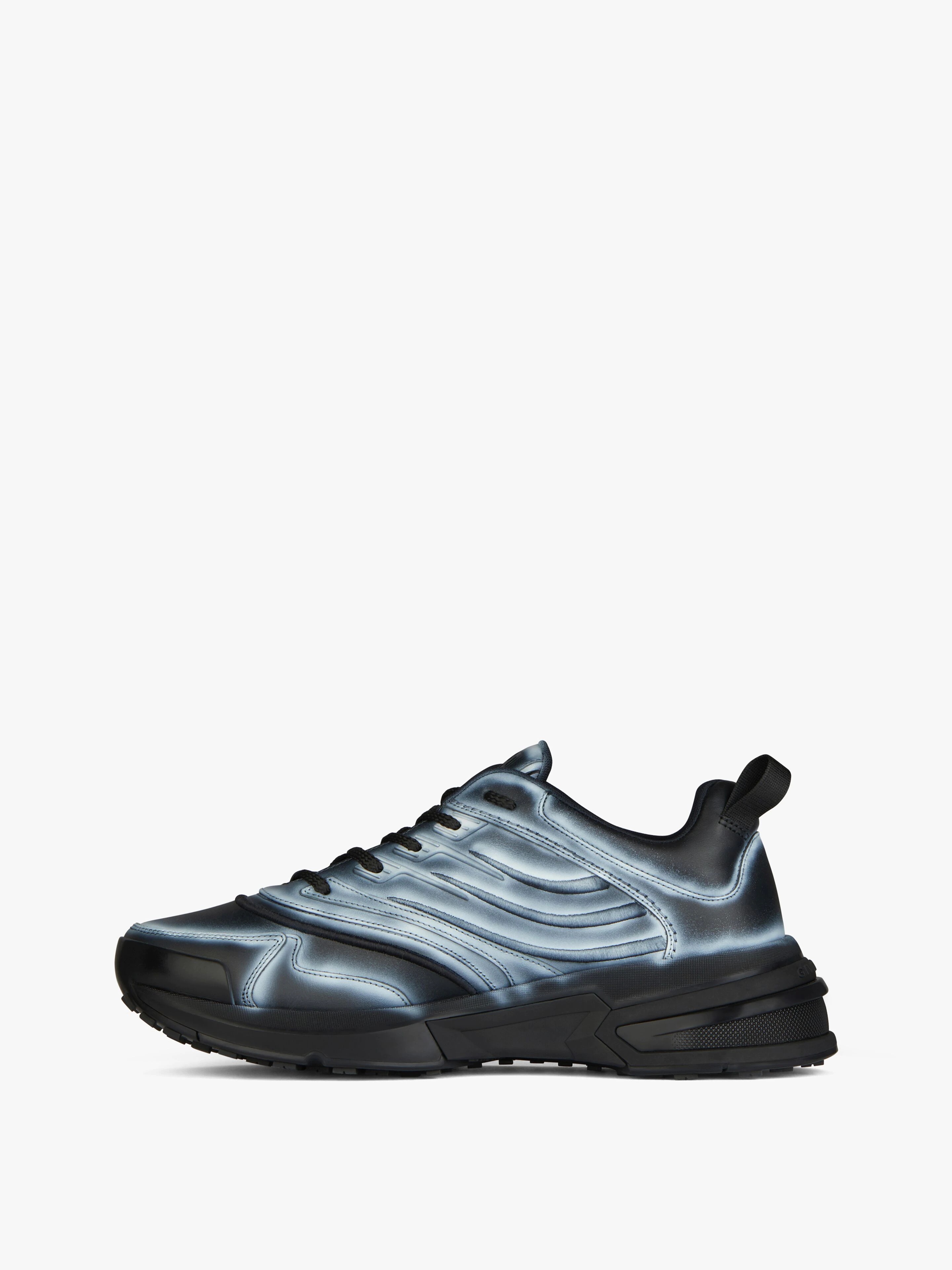 GIV 1 SNEAKERS IN LEATHER WITH TAG EFFECT PRINTS - 3